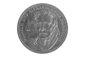 5 Mark, Wilhelm und Alexander Humboldt