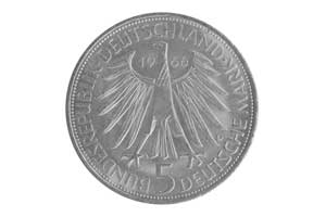 5 Mark, Gottfried Wilhelm Leibniz