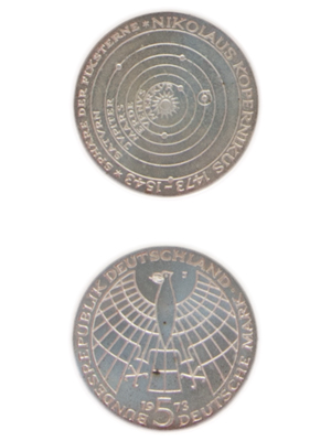 5 Mark, Nikolaus Kopernikus